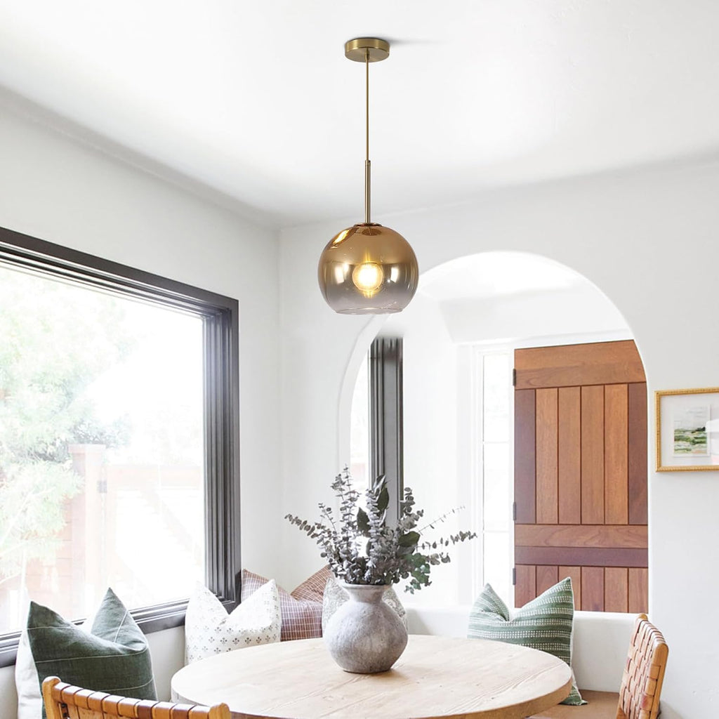 Luxe Gold Pendant Light — 1-Light - View 8