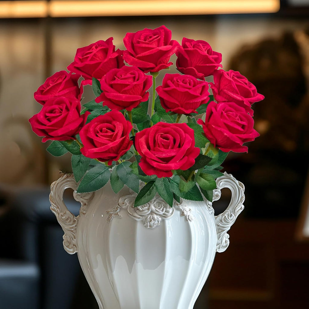Velvet Luxe Fabric Artificial Plant - View 7