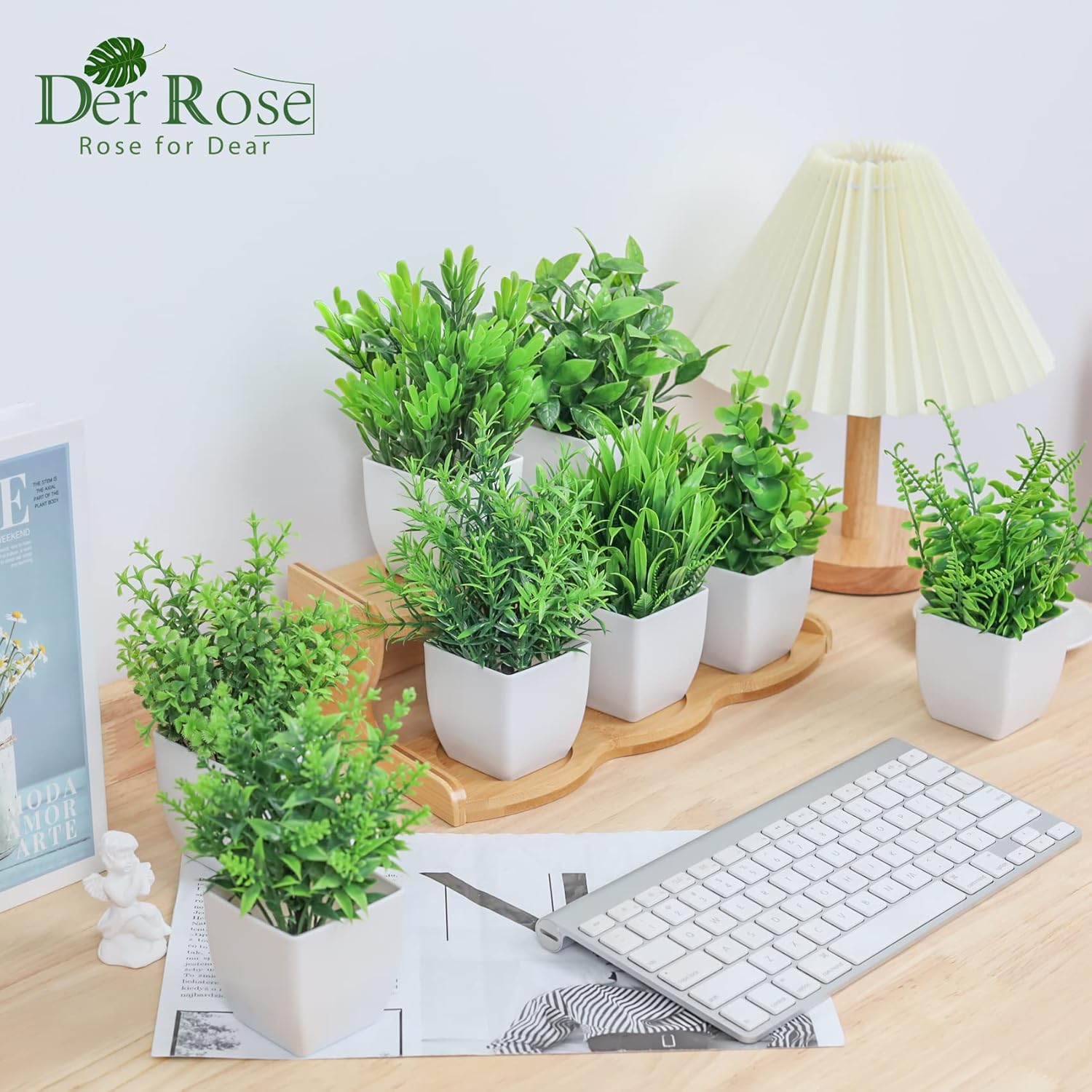 Farmhouse Green Artificial Plant - View 4