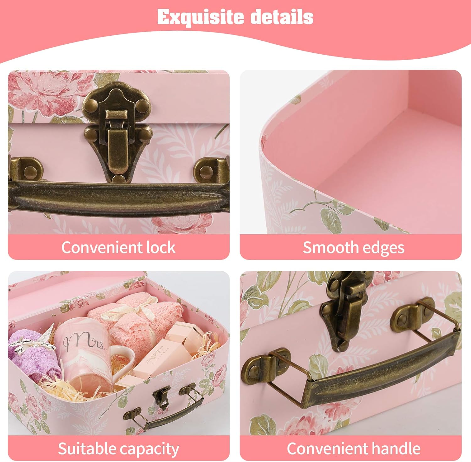 Pink Storage Basket — Set of 3 - View 3