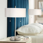 USB Modern Gold Table Lamp — 23.75" - View 2