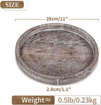 Round Farmhouse Brown Candle - View 5