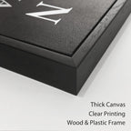 Framed Black Wall Decor - View 3