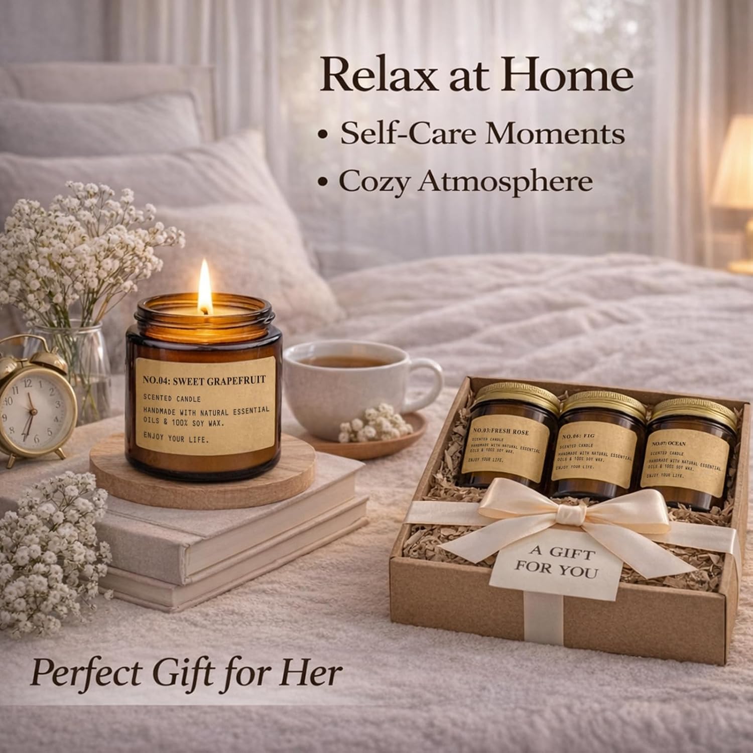 Soy Wax Wax Scented Candle - View 4