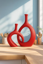 Boho Blue Vase Set - View 5