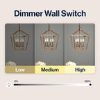 Antique Farmhouse Gold LED Bulb — 4-Light - View 6