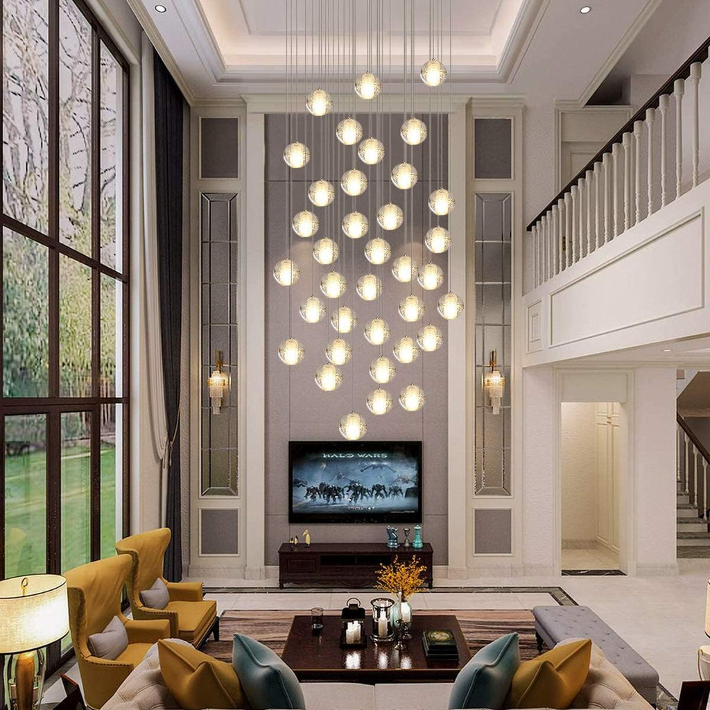 Luxe Metal Chandelier — 7" — Square