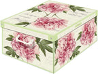 Linen Fabric Storage Basket — 8x9 — Medium