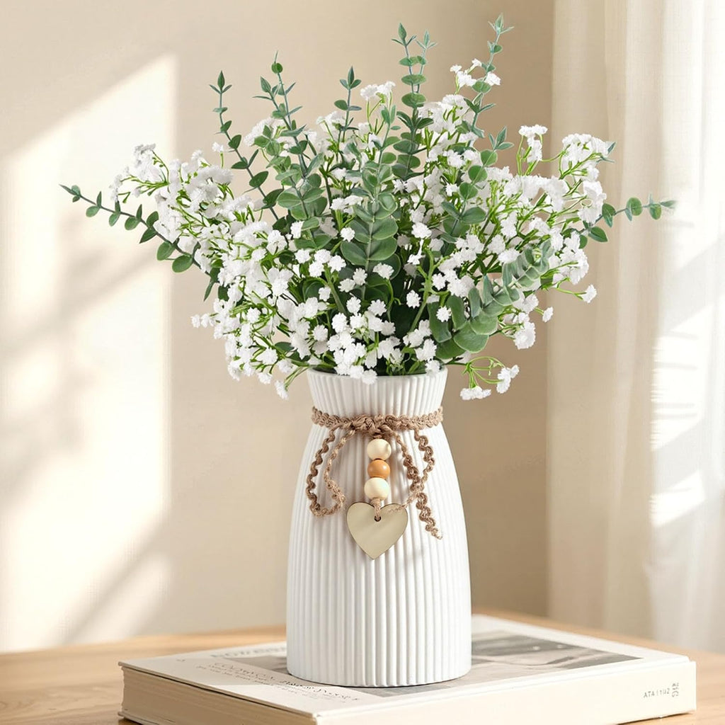 Farmhouse Black Flower Vase — 6.3" - View 8