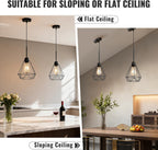Adjustable Farmhouse Metal Pendant Light — 18" - View 6