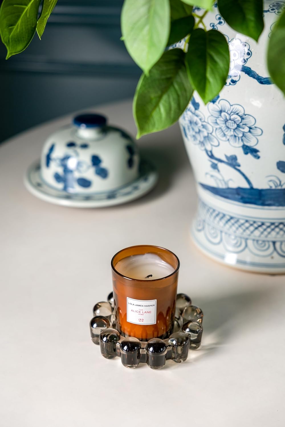 Modern Grey Candle - View 4