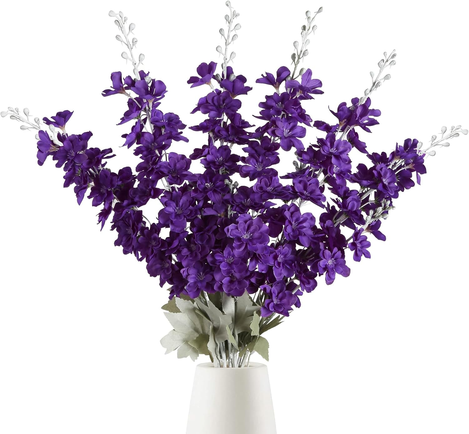 Blue Artificial Flowers — Dark Purple