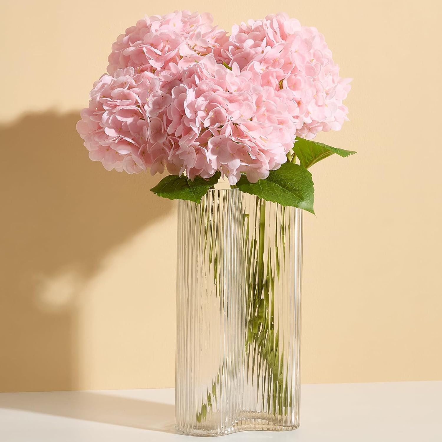 Blue Artificial Flowers — 20" — Pink