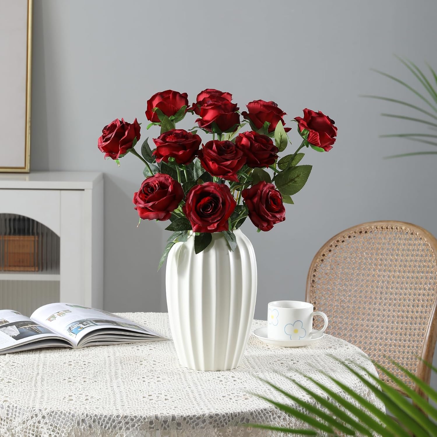 Black Artificial Flowers - View 3
