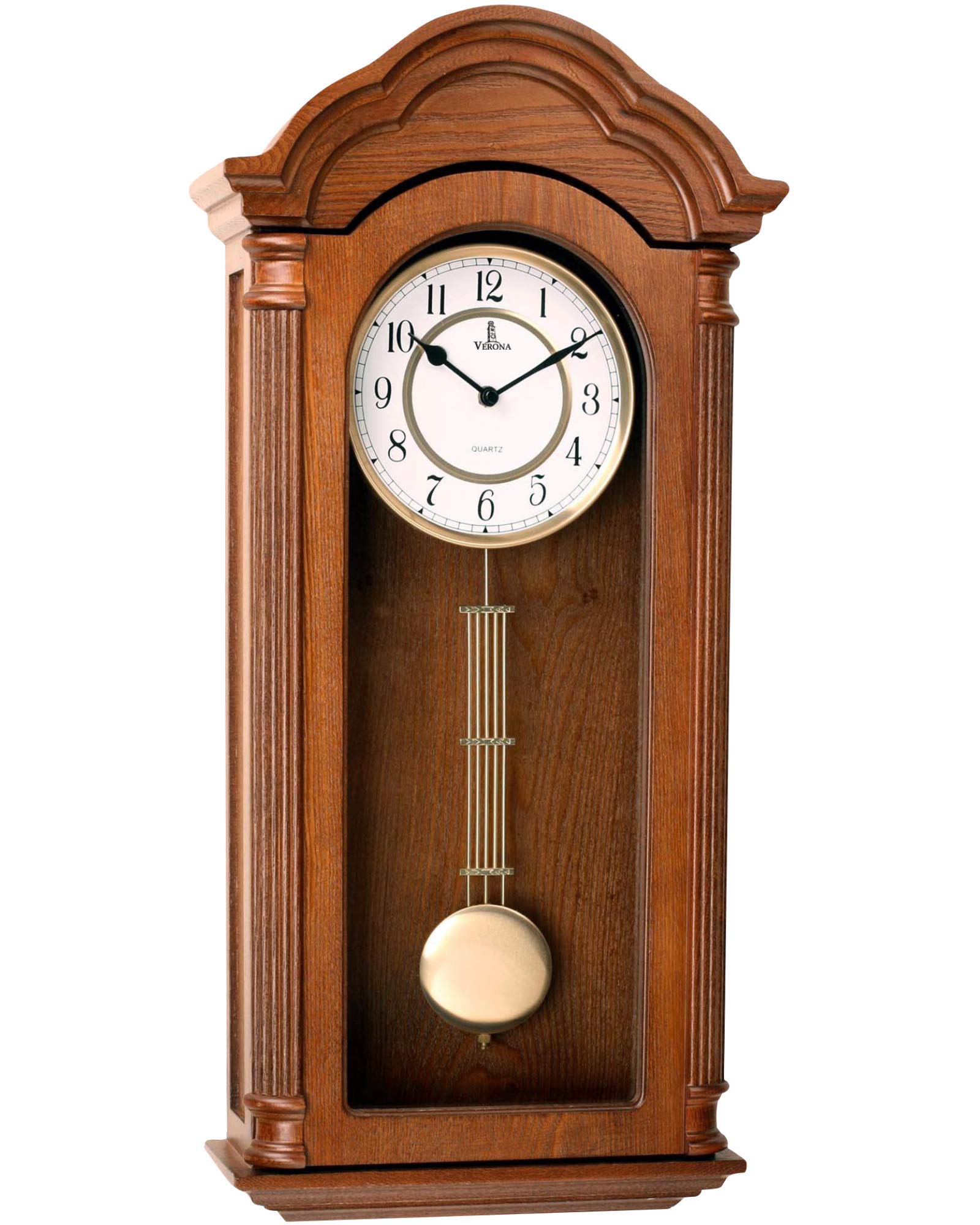 Battery Operated Wood Wall Clock — 26"