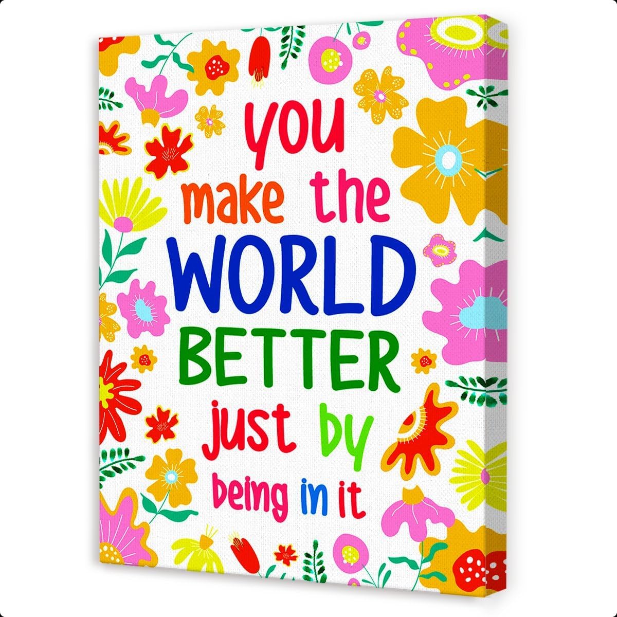 Framed Pink Wall Decor — you make the world better