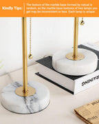 Dimmable Luxe Beige Bedside Lamp — 5" - View 3