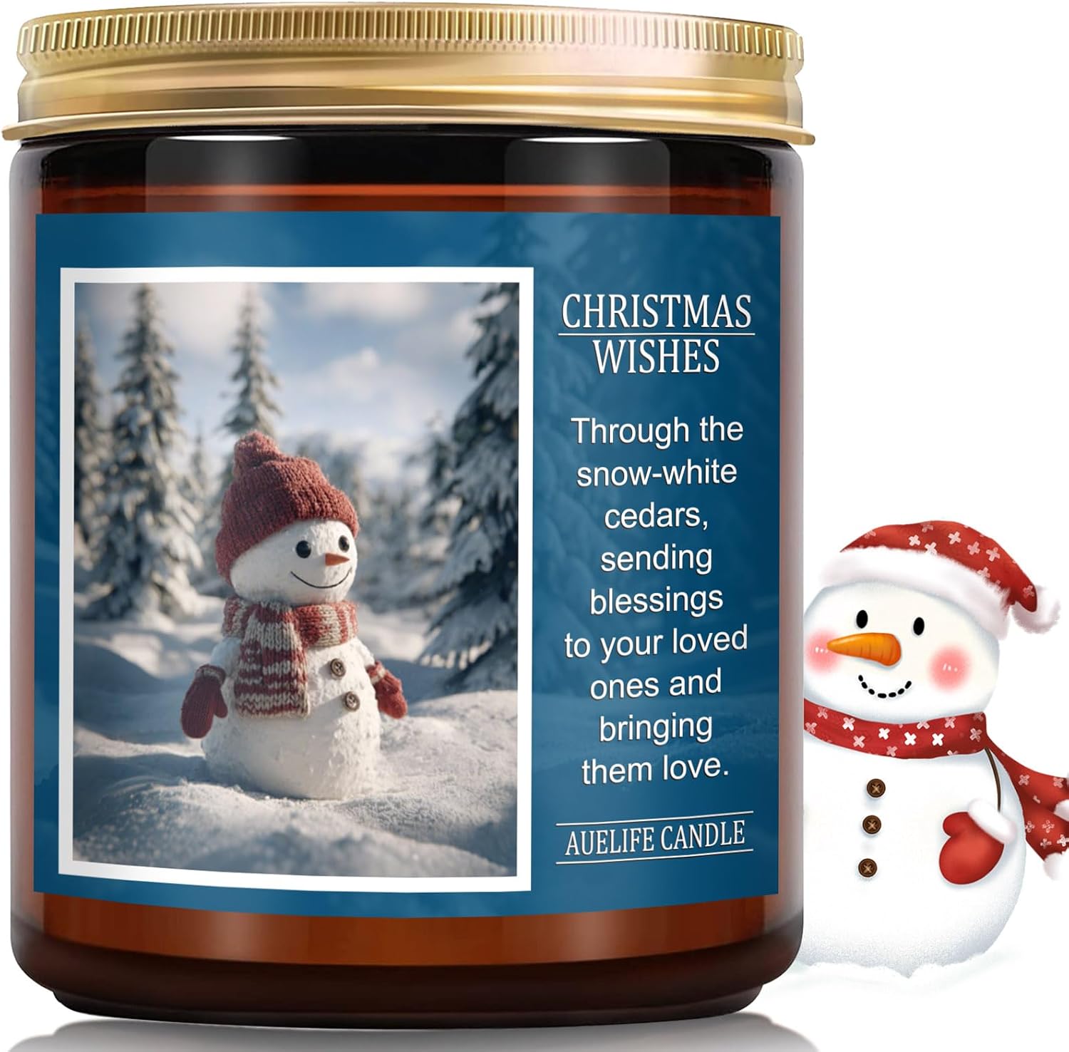 Soy Wax Scented Candle — Set of 4 — Christmas Wishes