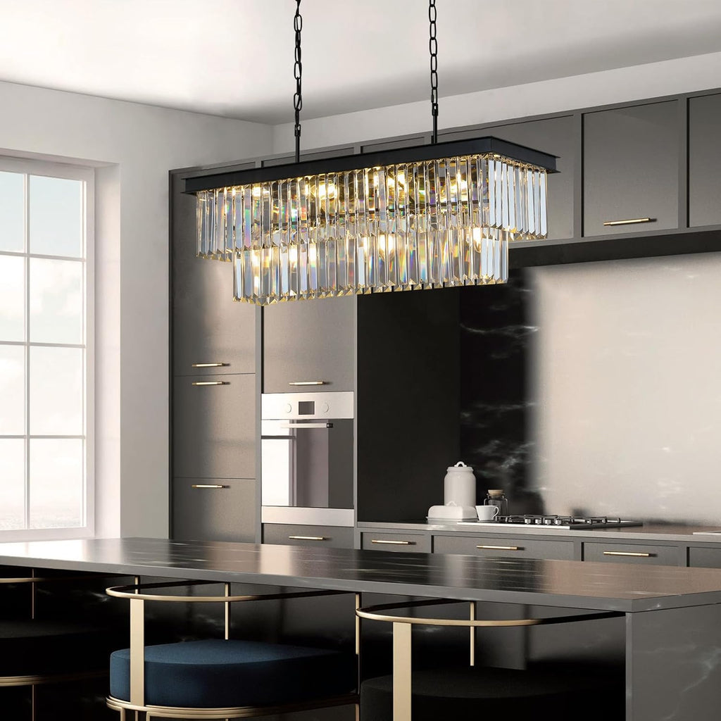 Luxe Black Chandelier — 11-Light - View 5
