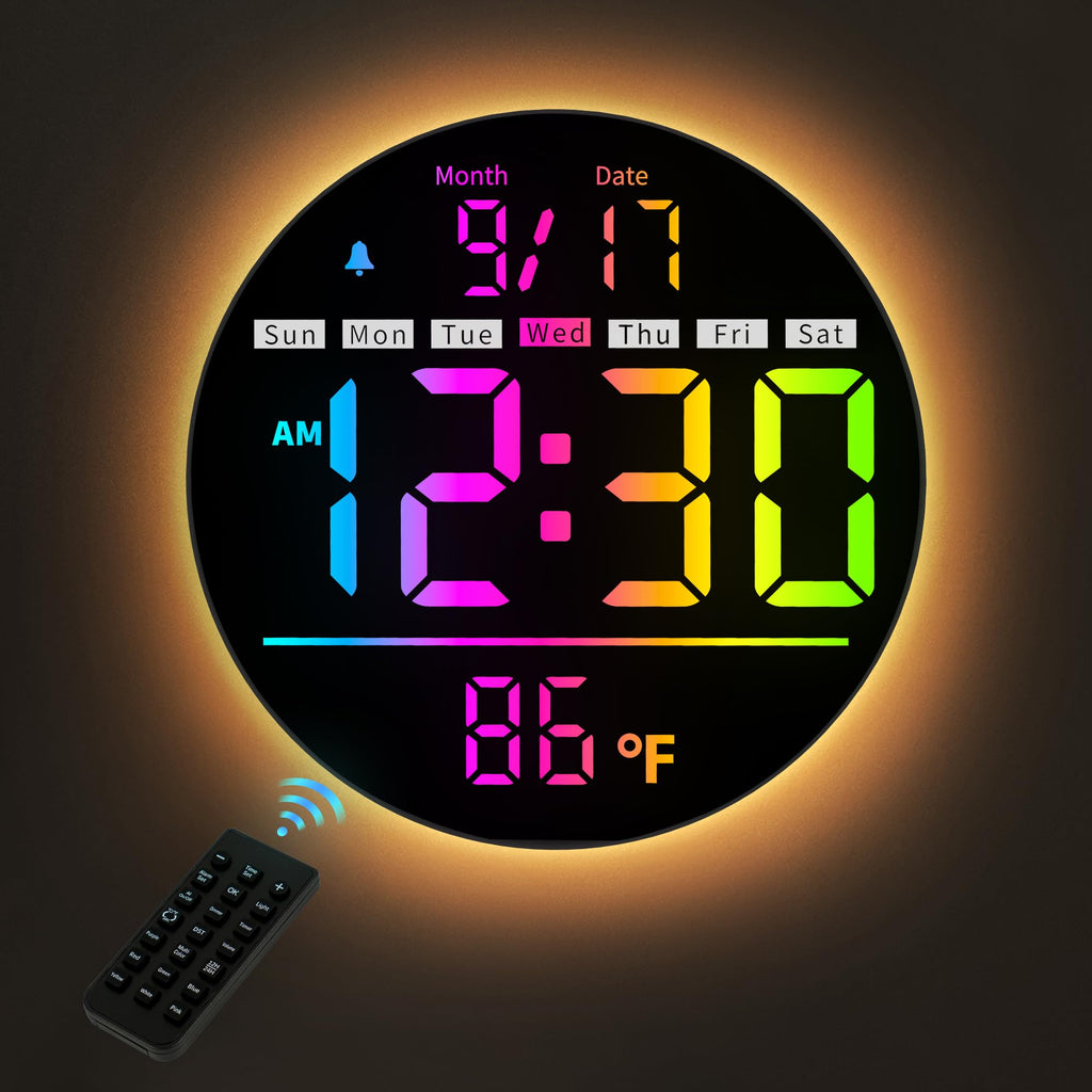 RGB Black Table Lamp — 8"