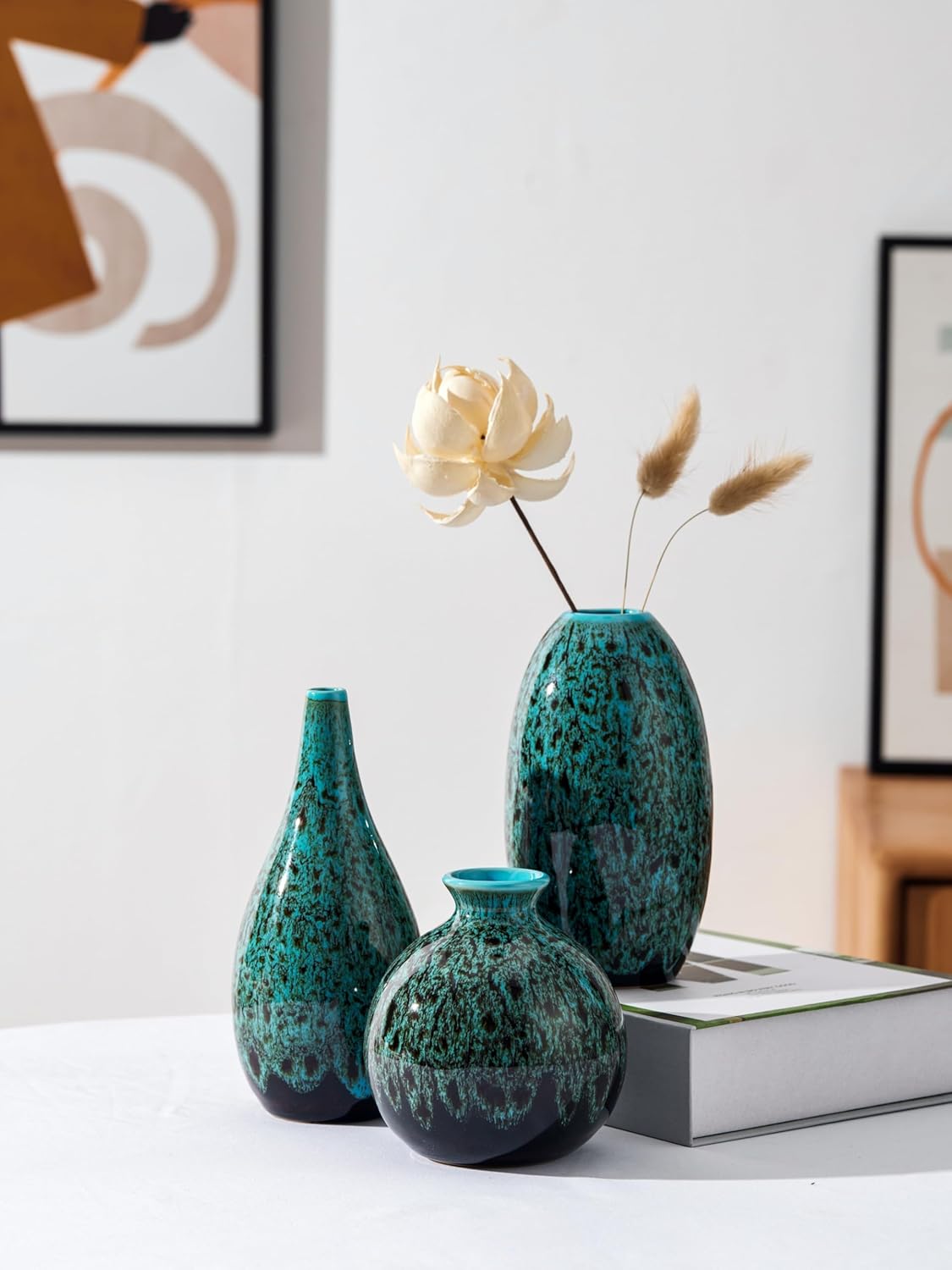 Blue Flower Vase — Set of 3 - View 5