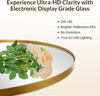 Oval Luxe Black Mirror — 1" - View 4
