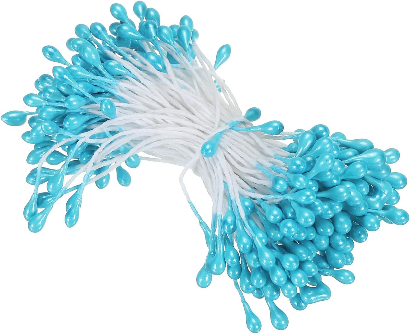 Beige Artificial Plant — Sky Blue