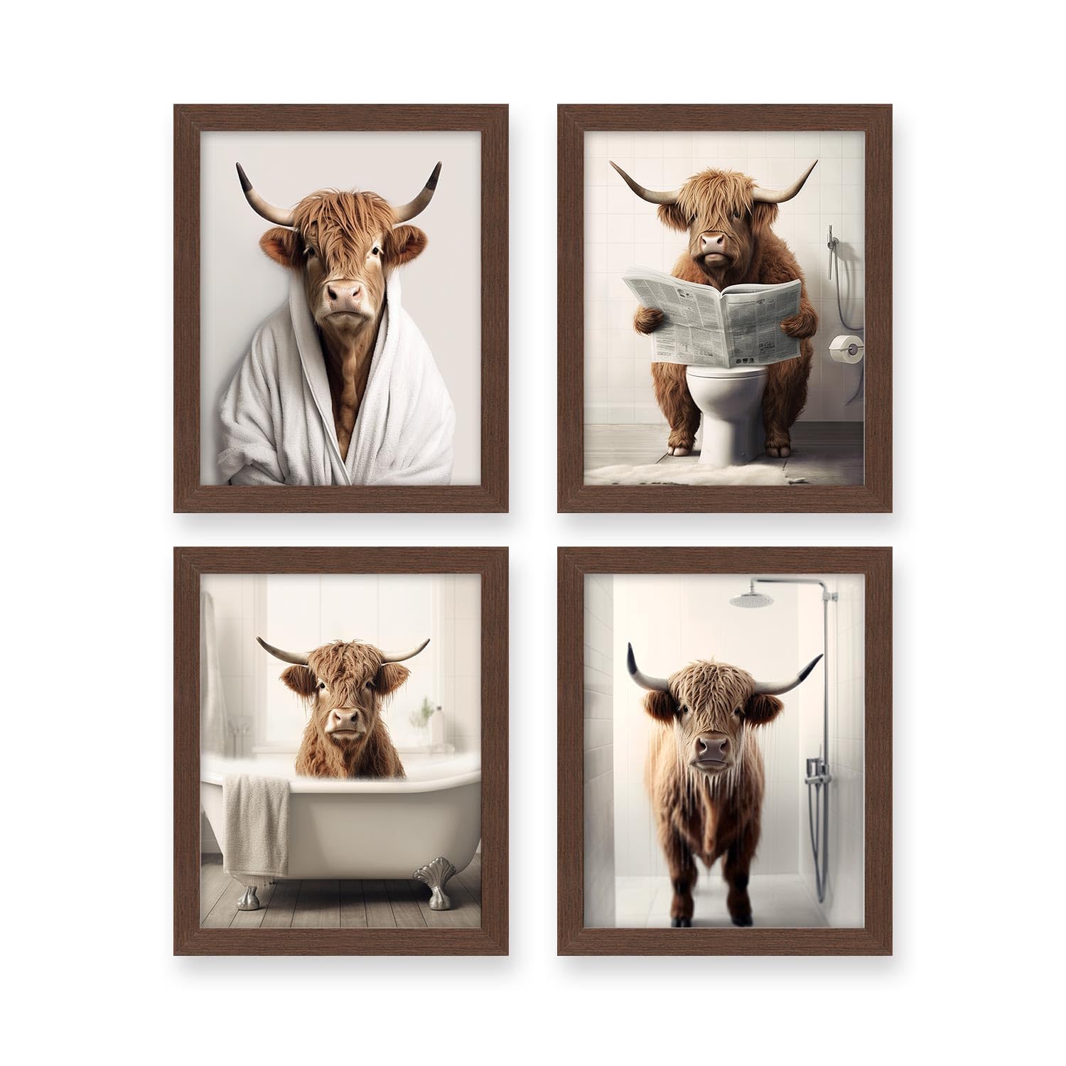 Framed Farmhouse Black Wall Art — 8"