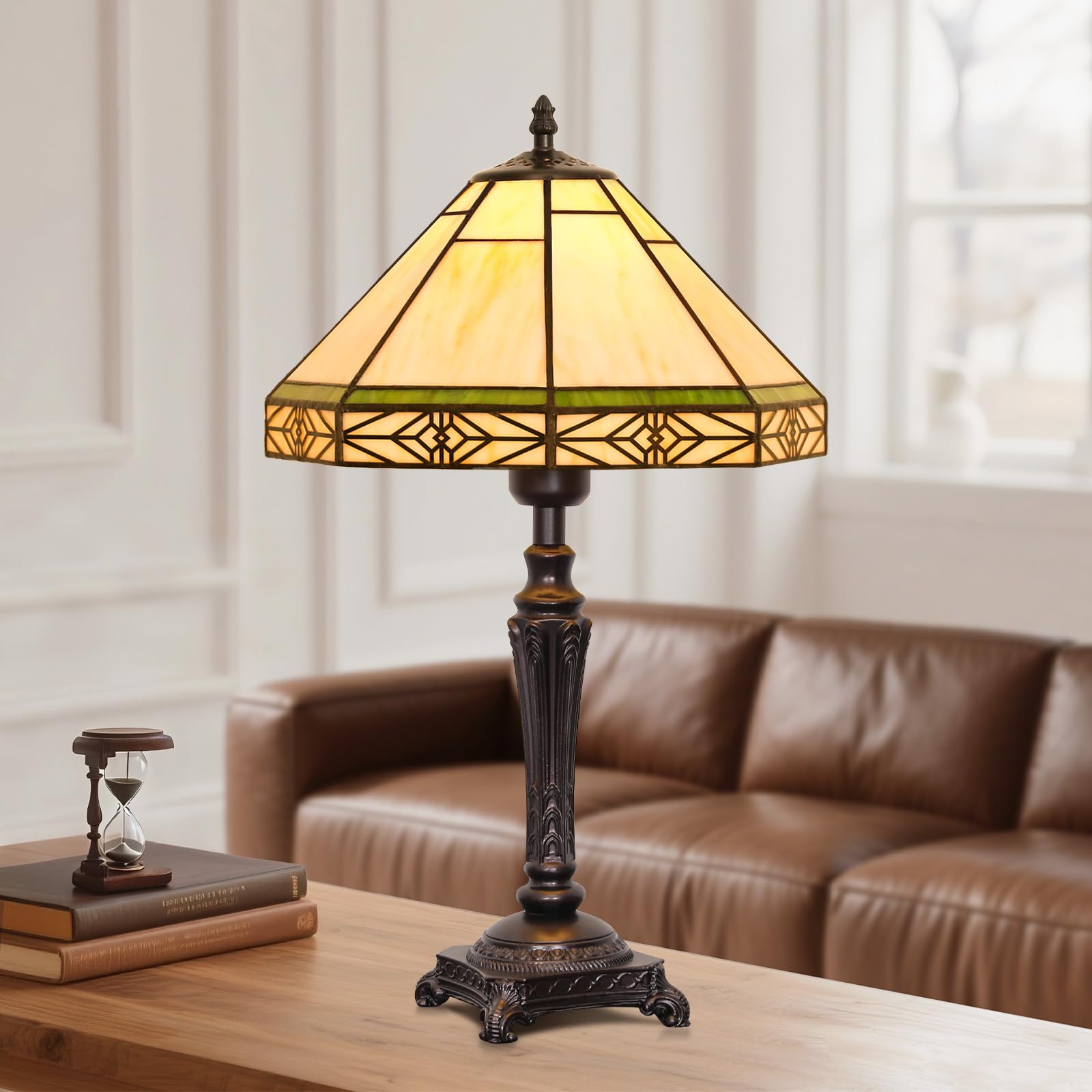 Vintage Mid-Century Glass Desk Lamp