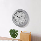Battery Operated Gold Wall Clock — 12" - View 7