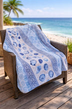 Velvet Luxe Fabric Throw Pillow — Bahama