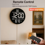 RGB Blue Wall Clock — 10" - View 2