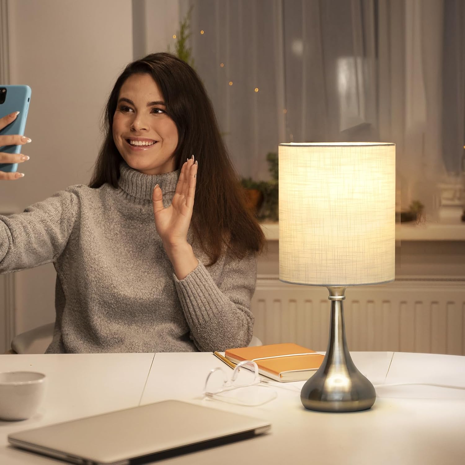 Dimmable Gold Table Lamp - View 7