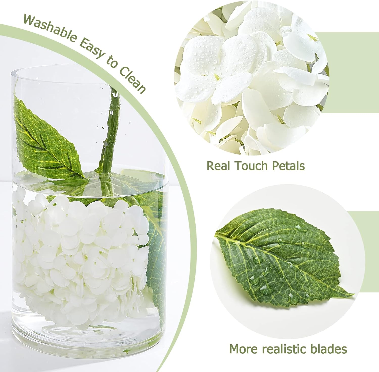 Beige Artificial Flowers — 21" - View 4