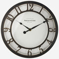Vintage Farmhouse Gold Wall Clock — 10" — Oil Rubbed Bronze