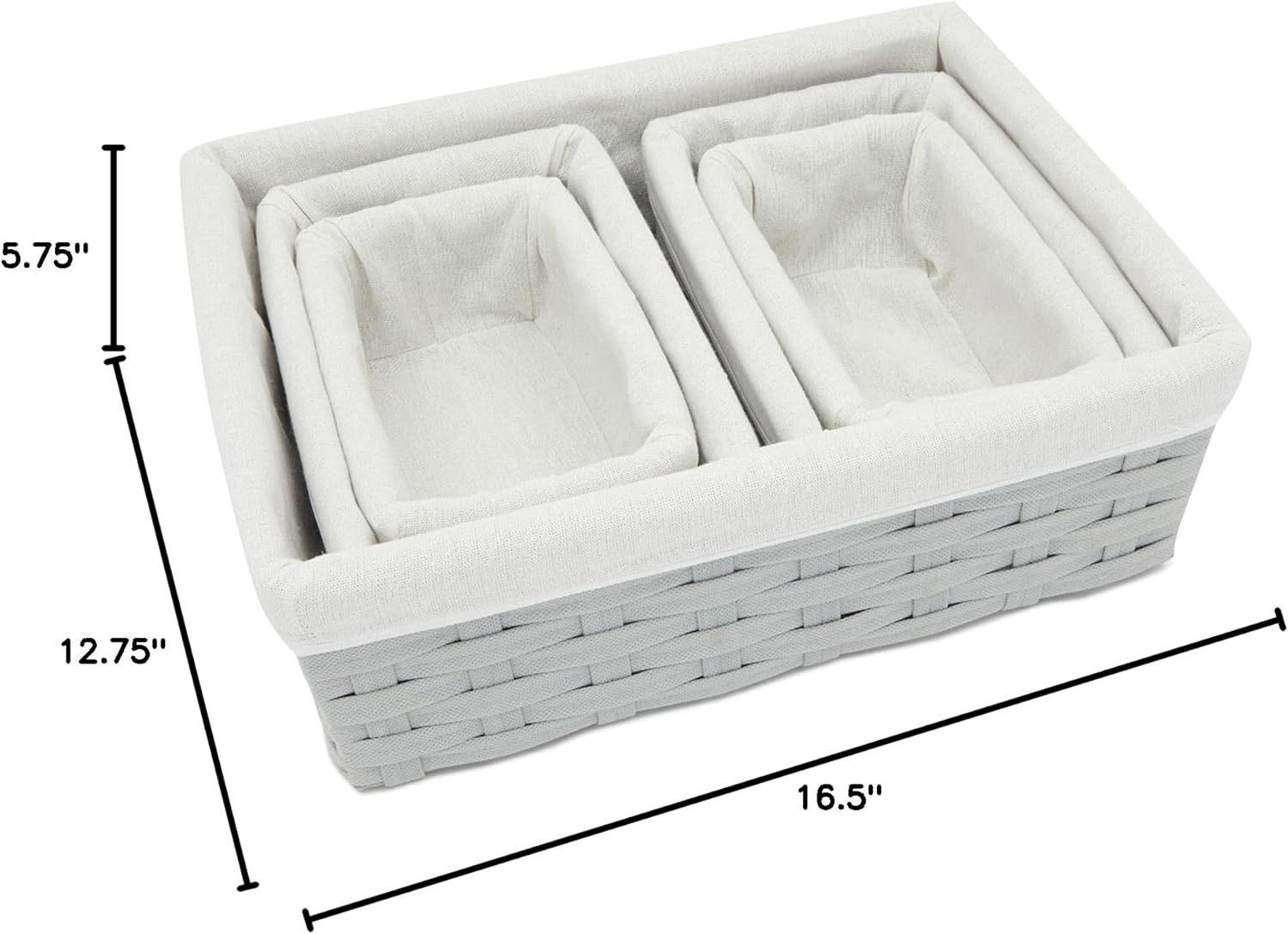 Rectangular Metal Storage Bin - View 10