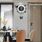 Modern Black Wall Clock — 20" - View 3