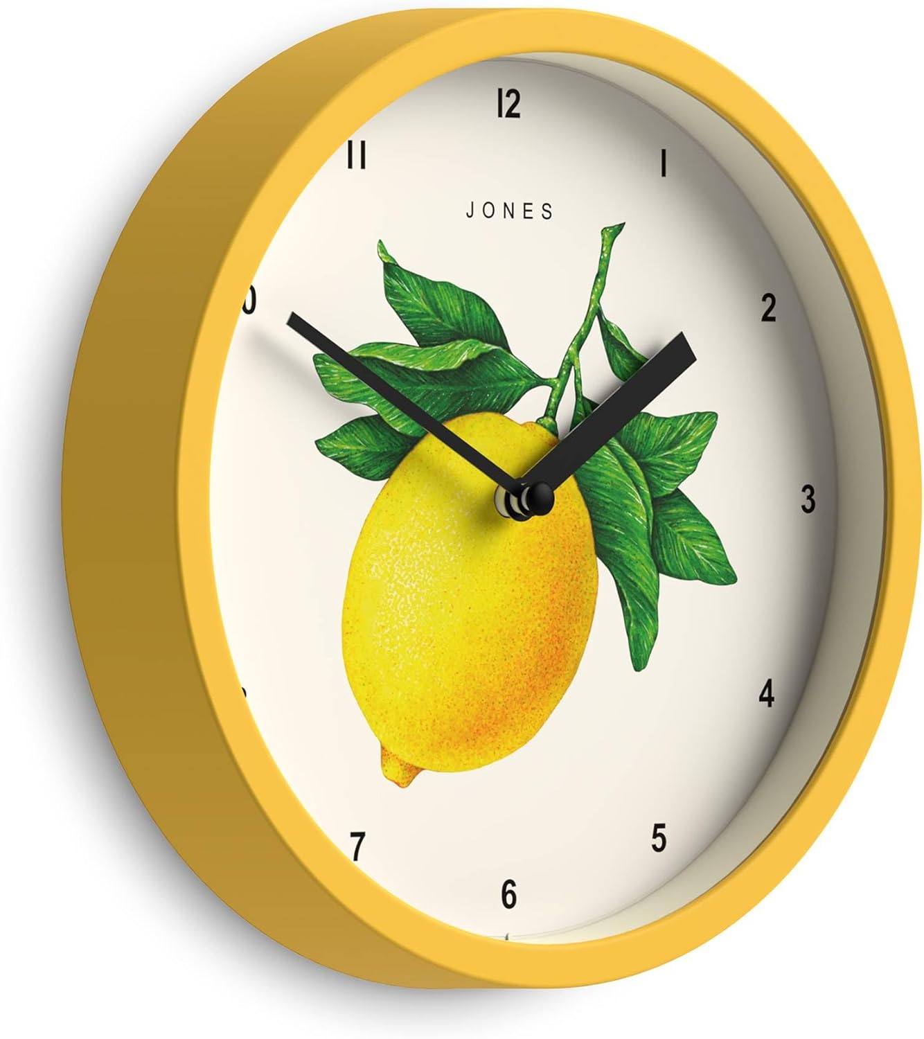 Round Beige Wall Clock — 8" — Lemon