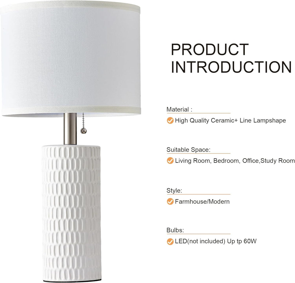 Modern Blue Table Lamp — 20" - View 6