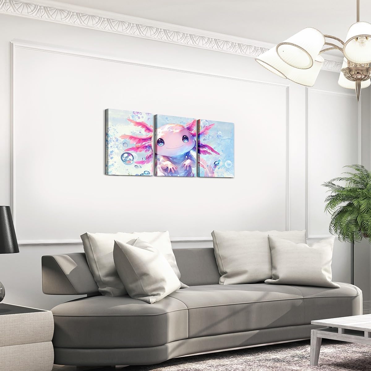 Blue Canvas Wall Art — 12" - View 3