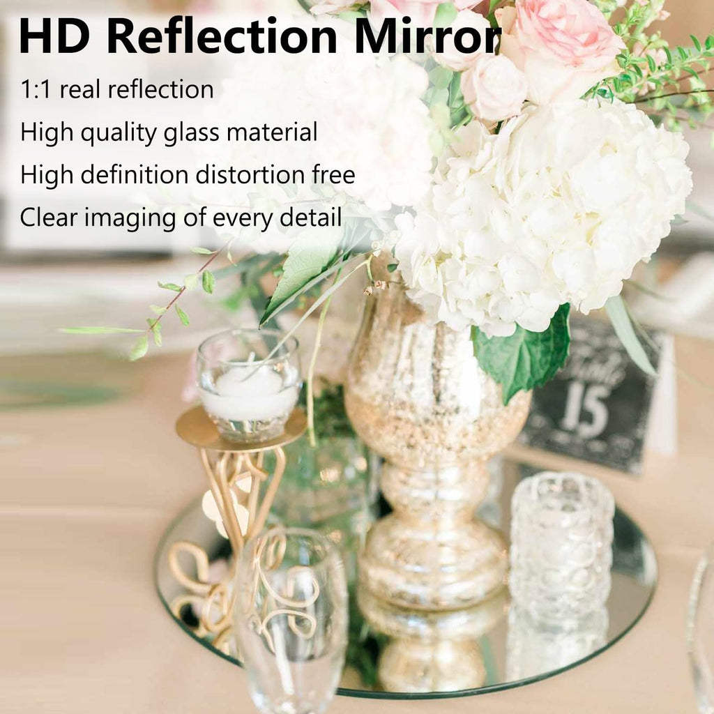 Glass Round Mirror — 7.9" - View 3