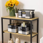 Beige Storage Bin — 7" - View 2