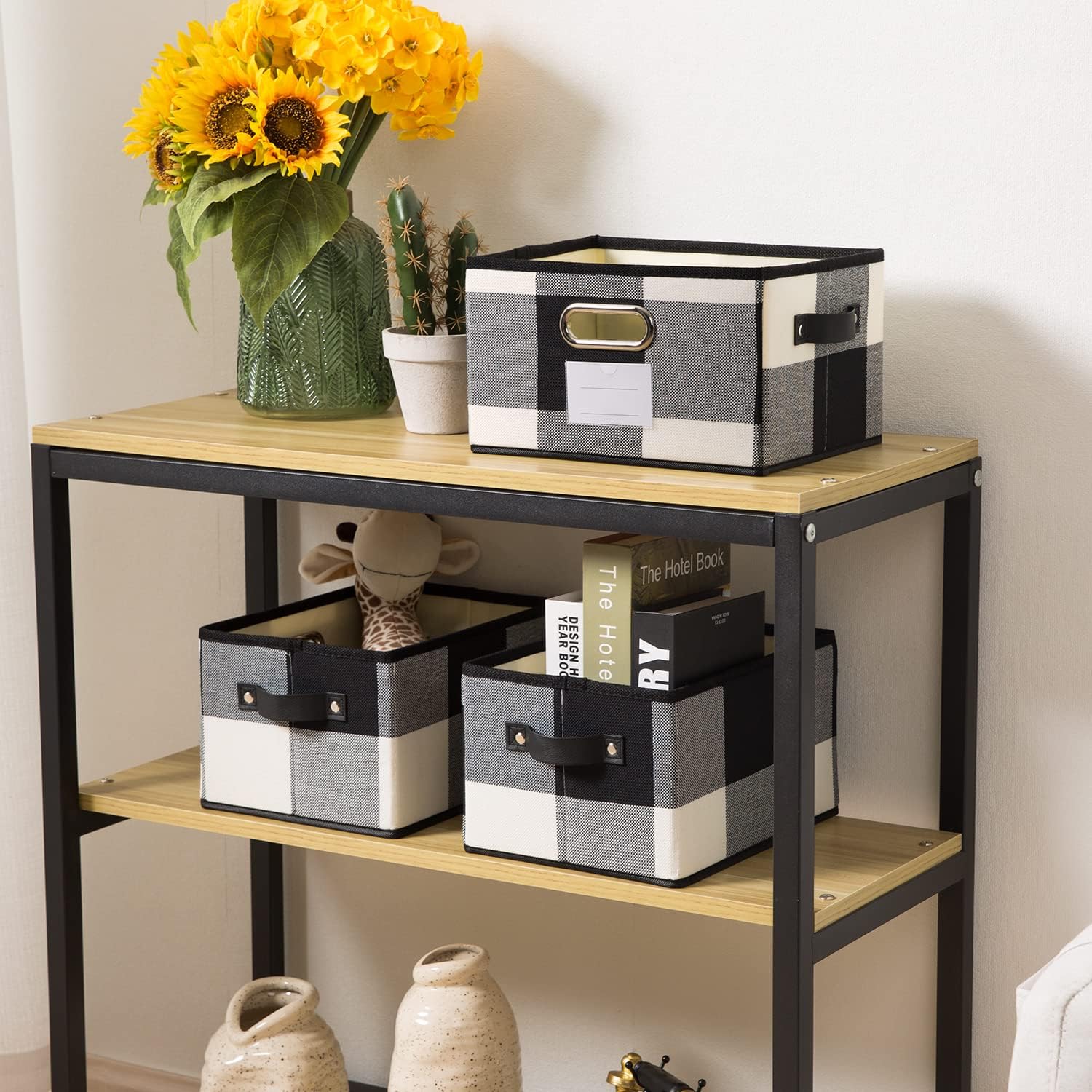 Beige Storage Bin — 7" - View 2