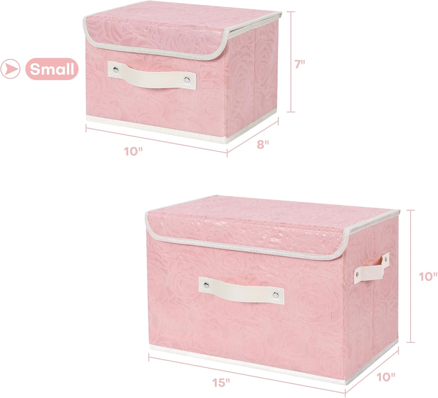 Pink Storage Bin — Set of 1 - View 6