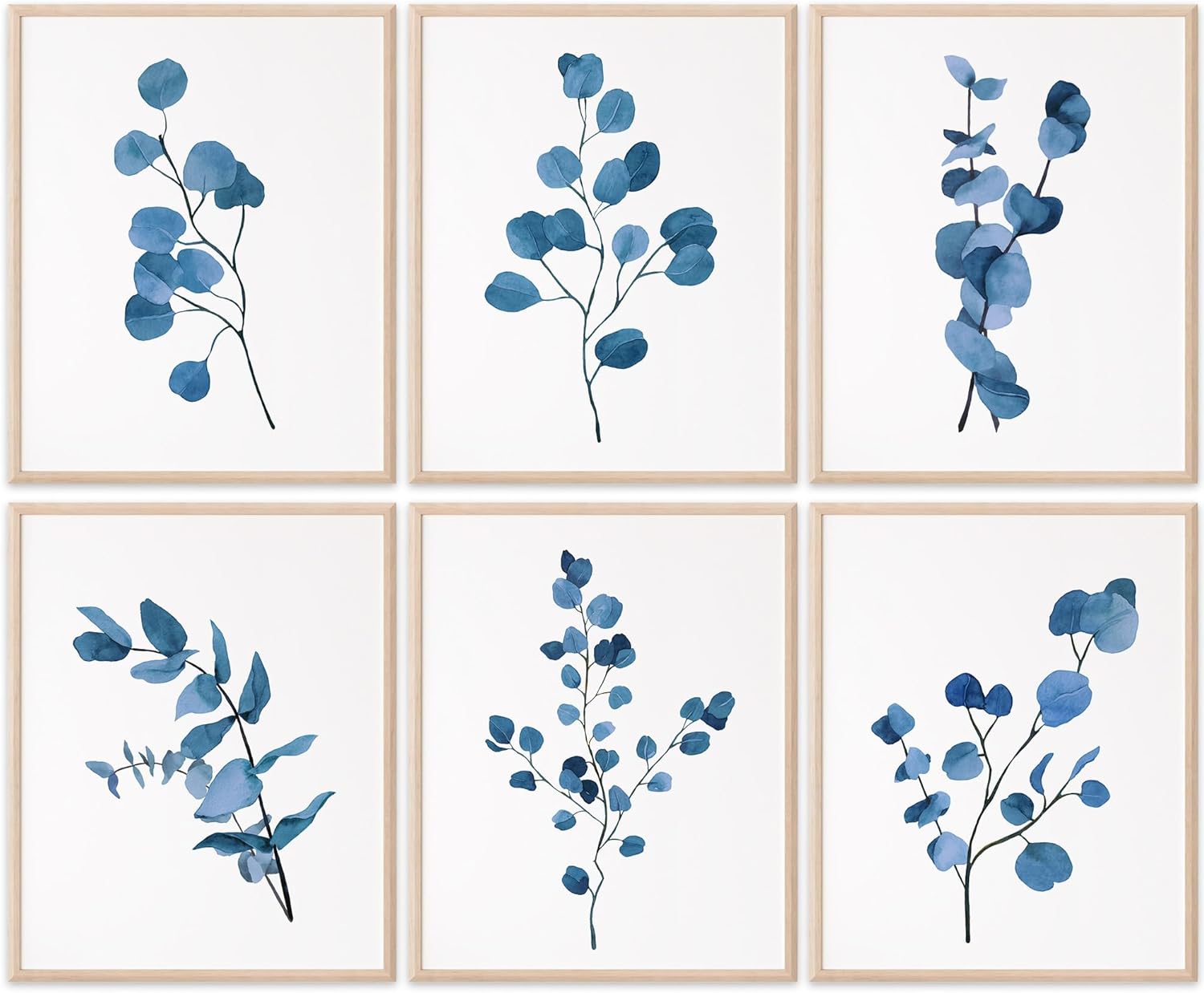 Unframed Wall Art Print — 8x10 — Eucalyptus (Blue)