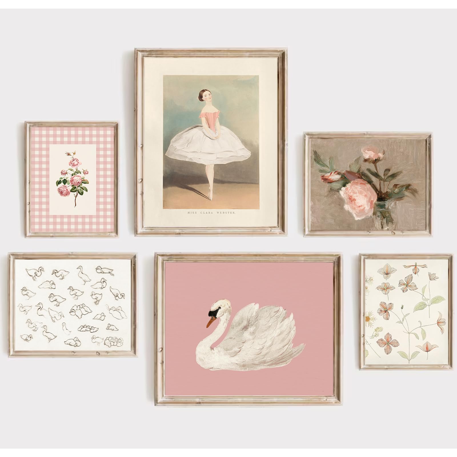 Unframed Blue Wall Decor — 10"