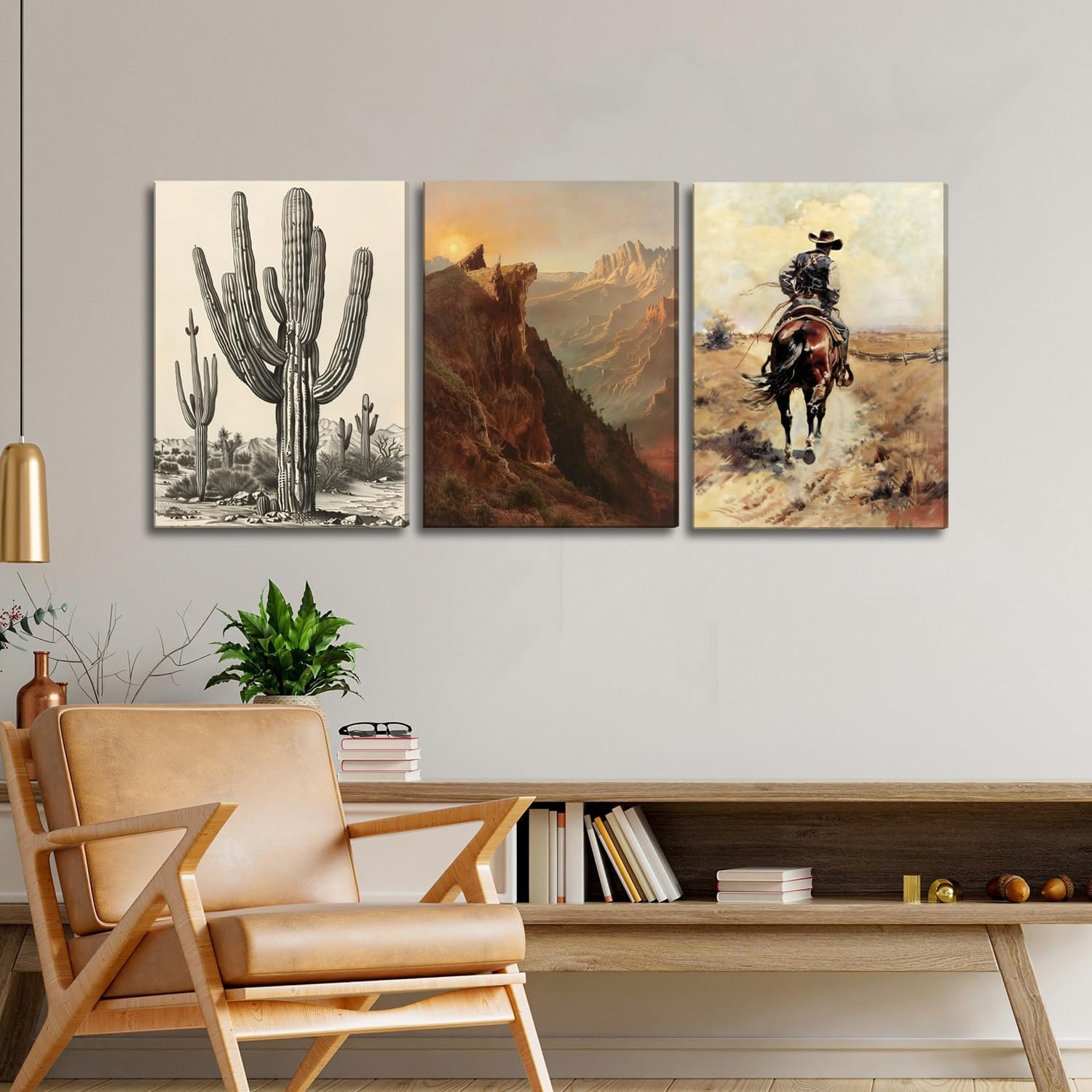 Framed Farmhouse Blue Wall Decor — 16" - View 5
