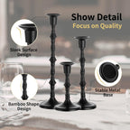 Antique Black Candle — Set of 6 - View 5