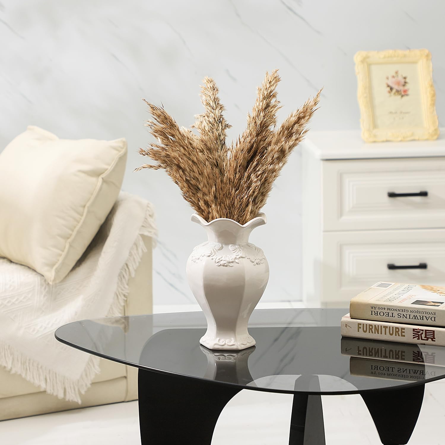 Boho Black Flower Vase — 5" - View 5