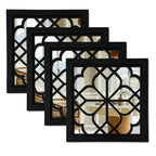 Framed Farmhouse Black Wall Mirror